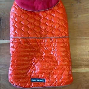 Eddie Bauer Reversible Quilted Dog Puffer - Large,‎ NWOT’s